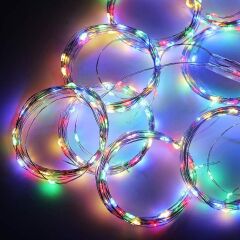 Tel Perde Led 3*3m 300 Led RGB