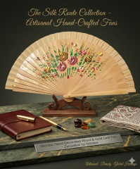 Bambu Yelpaze Kahverengi 12 Adet