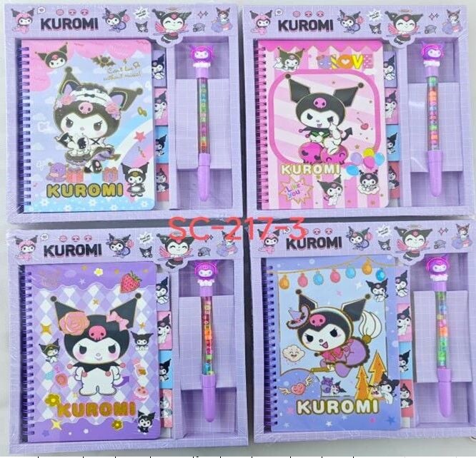 Karakterli Defter 12 li Set