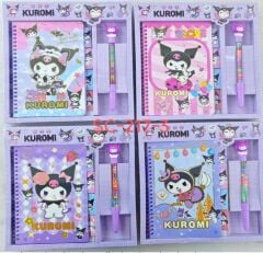 Karakterli Defter 12 li Set