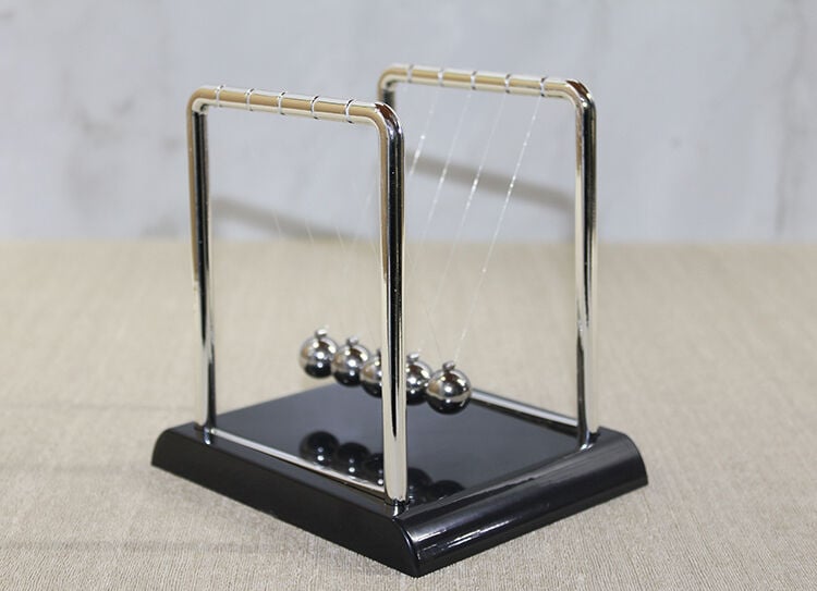Masa Üstü Newton Beşiği Kinetik Denge Balans Dekoru Alk3798
