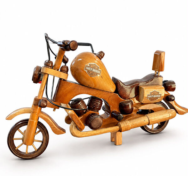 Dekoratif Ahşap Harley Motor No:1139