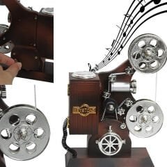 Film Makinesi Tasarımlı Müzik Kutusu