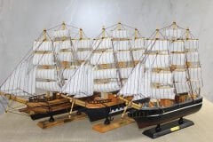 Ahşap Yelken Gemi Model 2