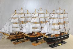 Ahşap Yelken Gemi Model 2