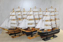 Ahşap Yelken Gemi Model 2