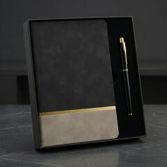 Defter Ve Kalem Kutulu Siyah Set