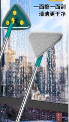 2 Bezli Üçgen Çek Çekli Mop Islak Mendil Uyumlu