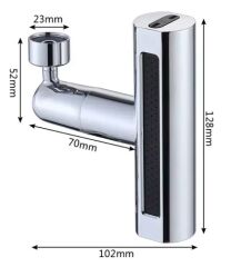 360 Derece Döner Musluk Başlığı