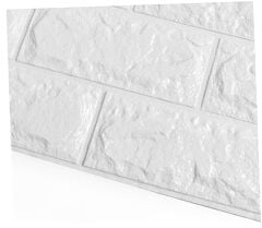 3D Tuğla Desenli Kendinden Yapışkanlı Duvar Paneli 58x38 cm