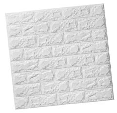 3D Tuğla Desenli Kendinden Yapışkanlı Duvar Paneli 58x38 cm