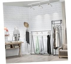 3D Tuğla Desenli Kendinden Yapışkanlı Duvar Paneli 58x38 cm