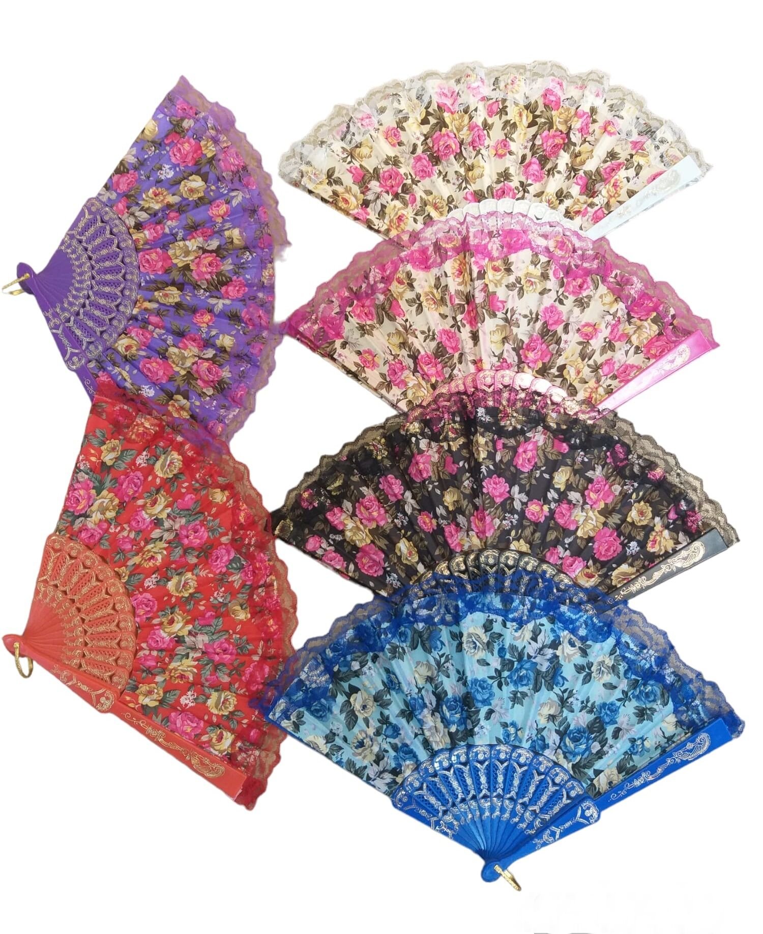 Yelpaze Karışık Renk 12 Adet