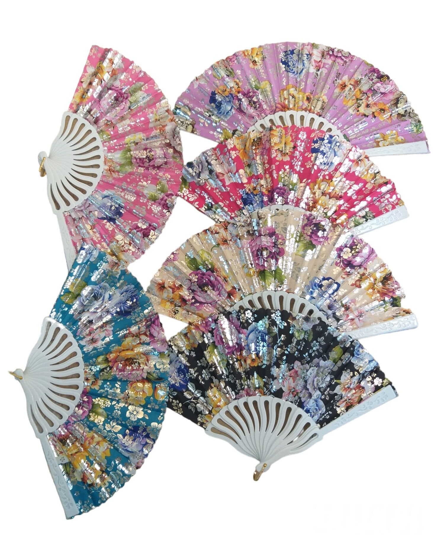 Yelpaze Karışık Renk 12 Adet