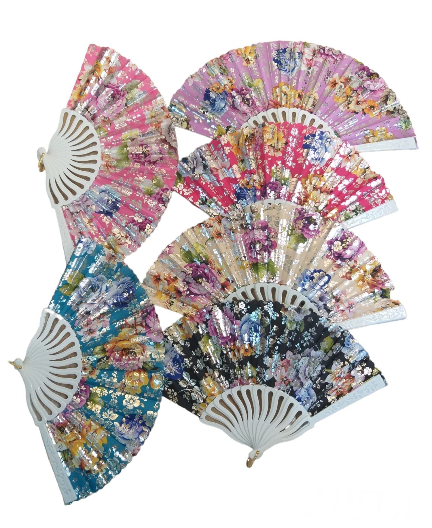 Yelpaze Karışık Renk 12 Adet