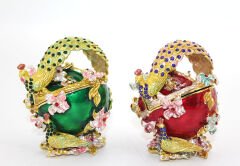 Swarovski Taşlı Tavuskuşu Kutu