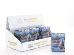 Taşlı İstanbul Tasarımı El Aynası İnce Model 17