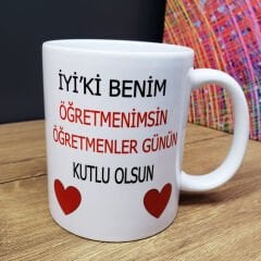 Toptan Öğretmene Hediye Kupa Bardak