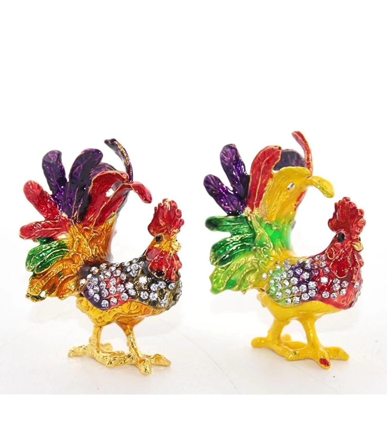 Swarovski Taşlı Horoz Biblo 1 Adet