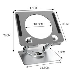 360 Derece Dönebilen Yükseltilmiş Masaüstü Ayarlanabilir Metal Tablet Standı