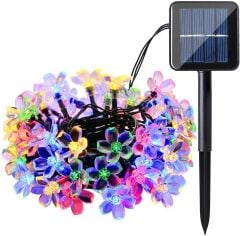 Solar 5 Metre 50 Led Papatya RGB 8 Fonksiyonlu