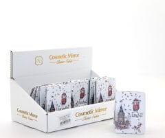 Taşlı İstanbul Tasarımı El Aynası İnce Model 9