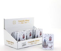 Taşlı İstanbul Tasarımı El Aynası İnce Model 9