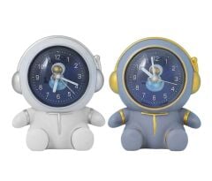 Astronot Şeklinde Kumbaralı Masa Saati Büyük Boy