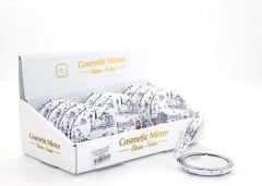 Taşlı İstanbul Tasarımı El Aynası Kalın Model 7