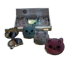 Yuvarlak Sulu Makyaj Aynası 12 Adet