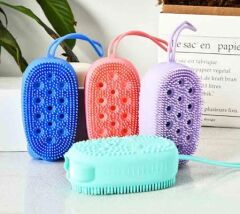 Süngerli Silikon Banyo Kesesi