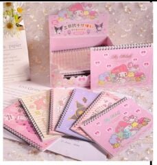 Karakterli Sticker Defter Seti 24 Adet