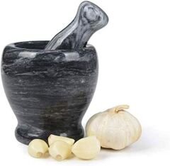 Doğal Cilalı Mermer Havan