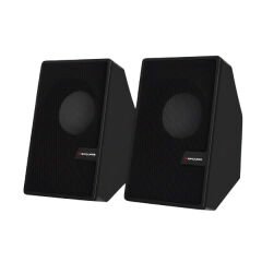 Siyah USB 2.0 + 3.5mm USB Hoparlör