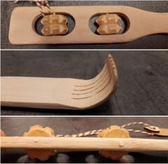 Doğal Bambu Kaşınma Ve Masaj Sopası