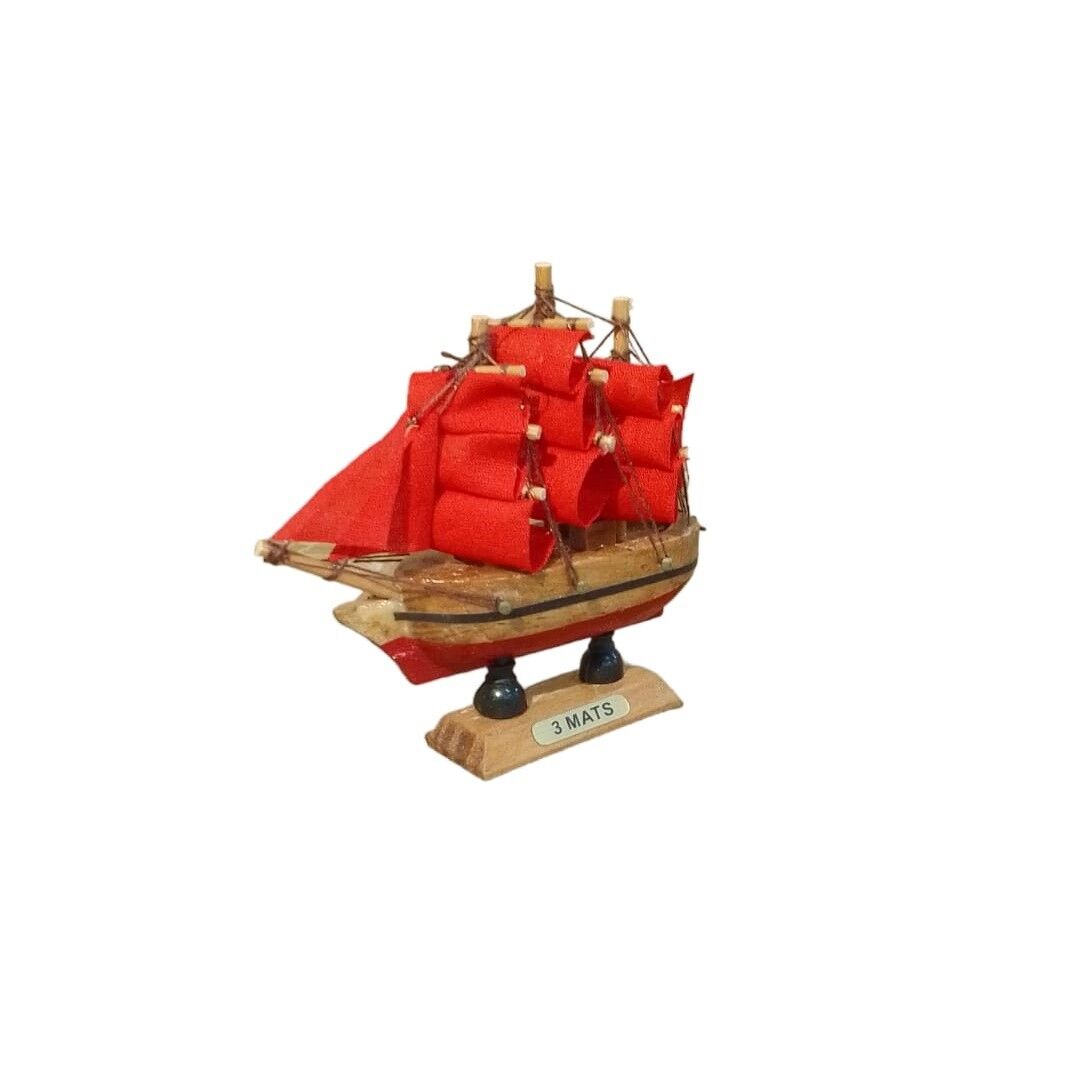 Maket Ahşap Gemi 10x10cm