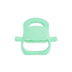Açık Yeşil Bebek Silikon Diş Kaşıyıcı