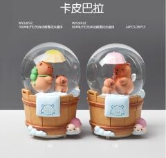 Işıklı Müzikli Püskürtmeli Büyük Boy Kar Küresi