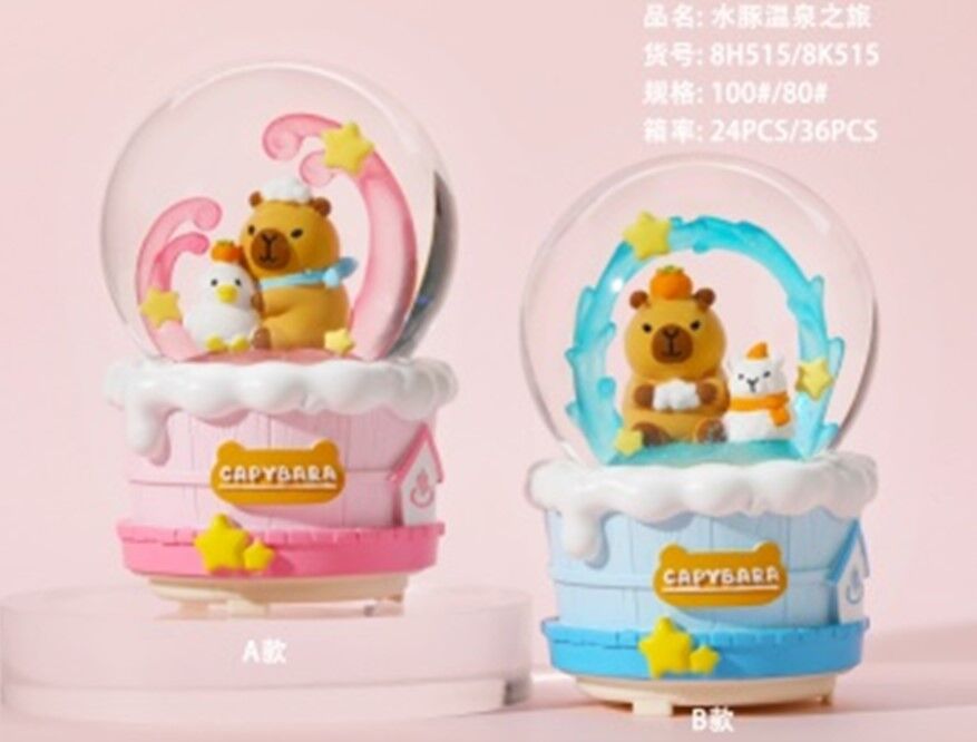 Işıklı Müzikli Püskürtmeli Büyük Boy Kar Küresi