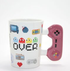 Game Over Porselen Kupa Bardak Model 2
