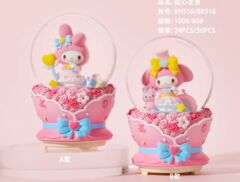 Karakterli Işıklı Müzikli Püskürtmeli Büyük Boy Kar Küresi