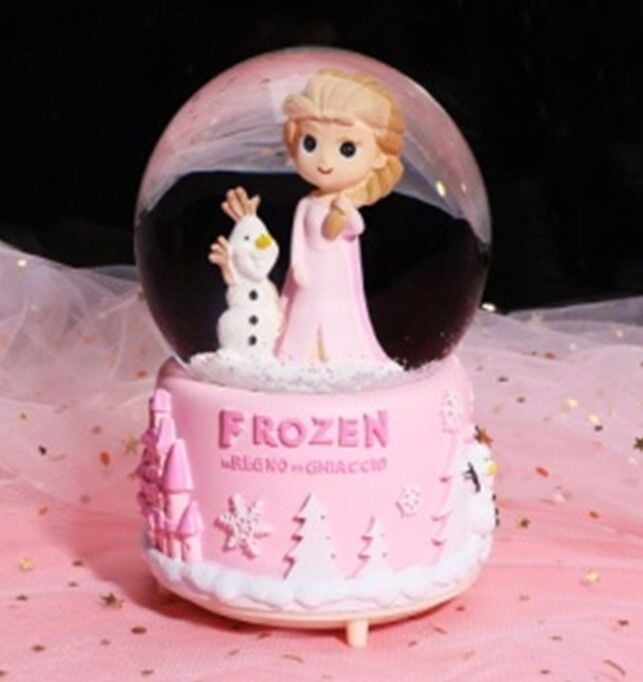 Frozen Işıklı Müzikli Püskürtmeli Büyük Boy Kar Küresi