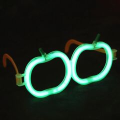 Glow  Elma Gözlük - Glow Partisi Gözlüğü - Glow  Gözlük 12 Adet