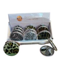 Yuvarlak Sulu Makyaj Aynası 12 Adet