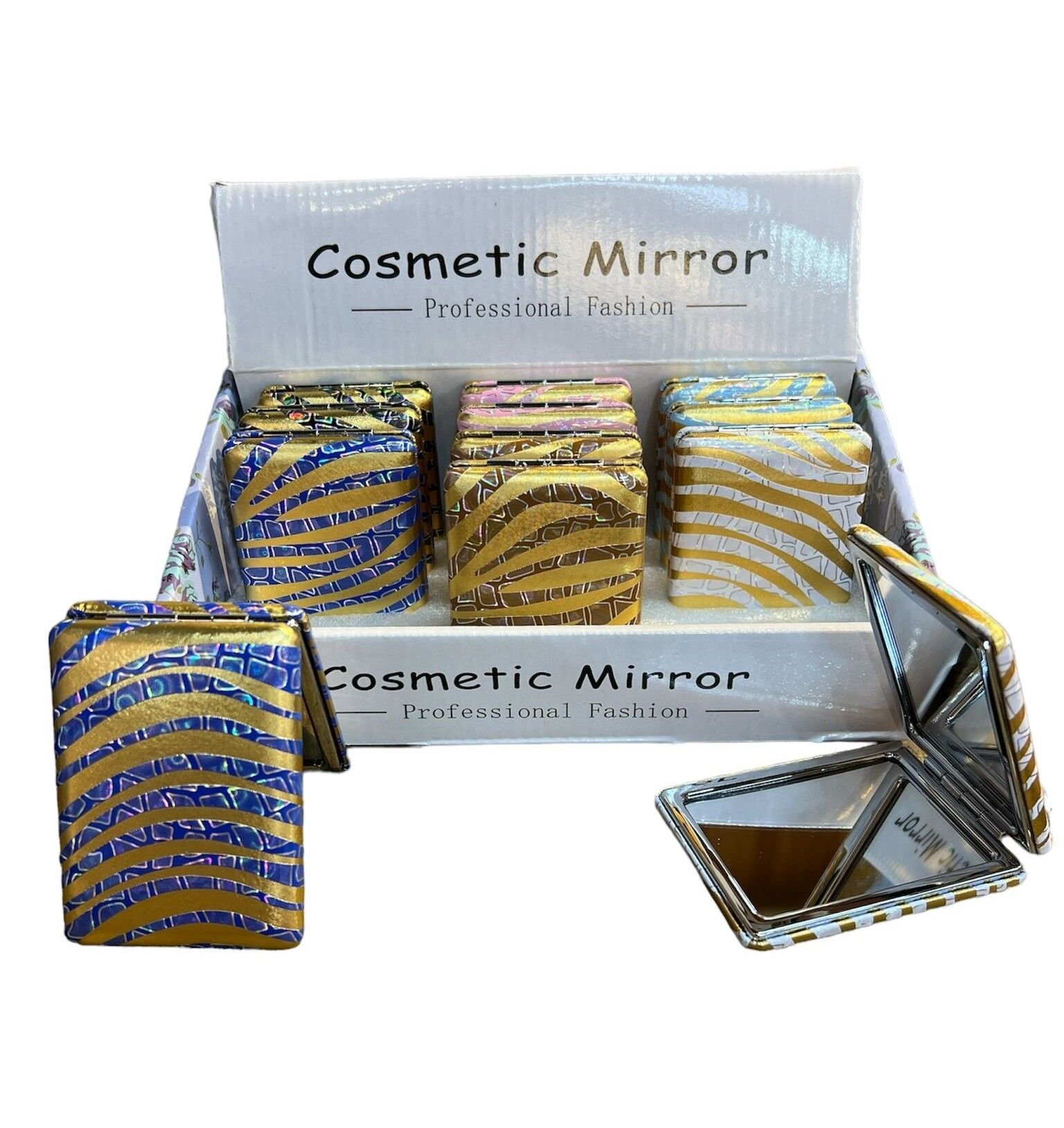 Dikdörtgen Makyaj Aynası 12 Adet