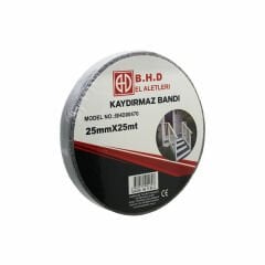 Kaydırmaz Siyah Bant 25 mm X 25 mt