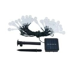 7 Metre 50 Led Damla 8 Fonksiyonlu Solar Panelli-RGB