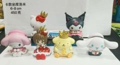 Anime Figür 6'Lü Set (6-8cm)