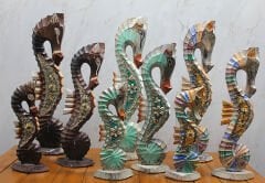 Ahşap 3'lü Denizatı Kumlu