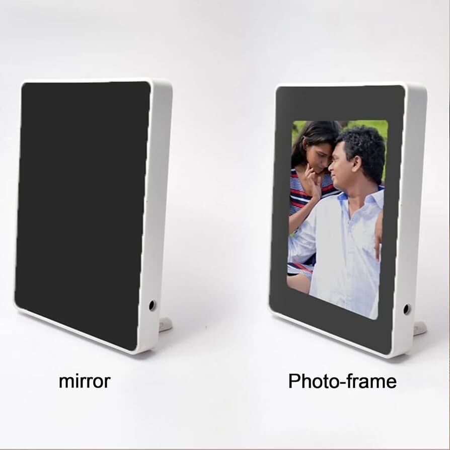 Kare Dekoratif Sihirli Led Ayna Fotoğraf Çerçevesi